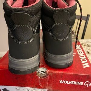 Women’s work boots.